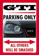 GTI V PARKING ONLY